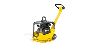 Wacker plate compactor for rental from Williams Diesel LLC, ideal for efficient compaction work on construction sites in Eatonville and Seattle, WA.