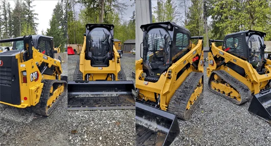 CAT 277C multi-terrain track loader available from Williams Diesel Service LLC in Eatonville and Seattle, WA — diesel-powered equipment ideal for compact construction and rugged terrain tasks.