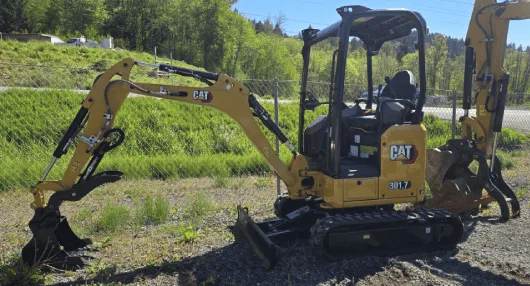 cat 301 7d mini excavator for rent williams diesel
