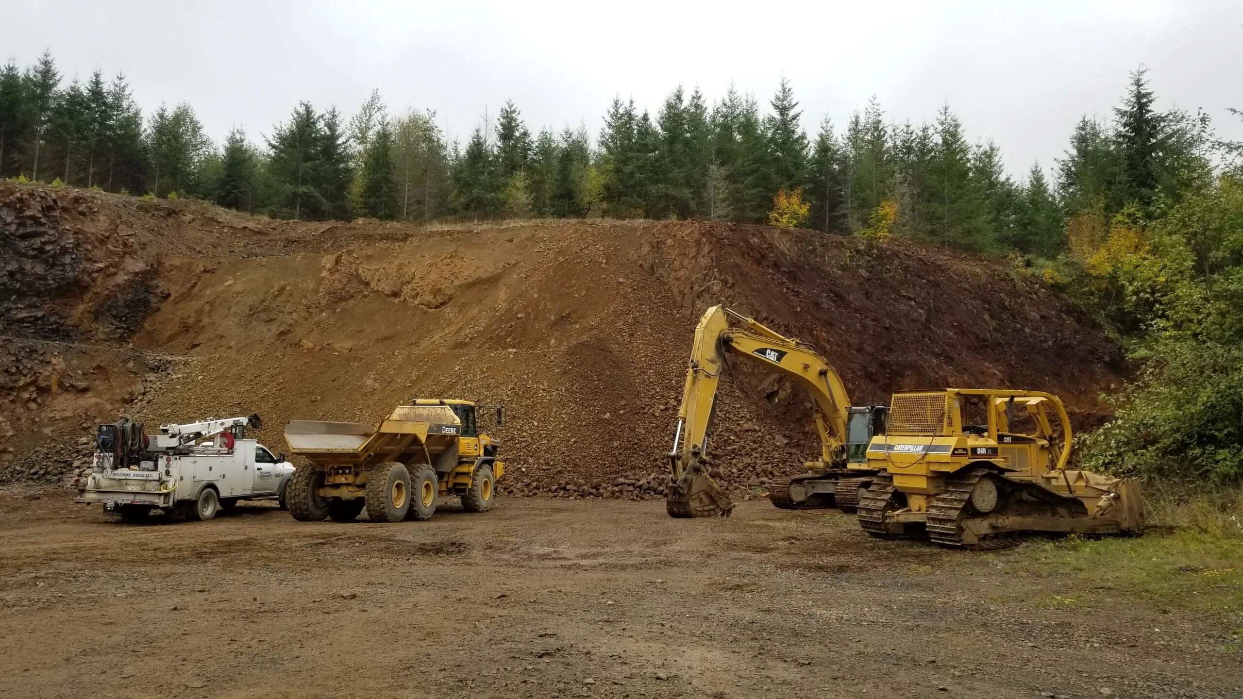 Background image promoting equipment rental and diesel repair services offered by Williams Diesel LLC in Eatonville and Seattle, WA — encouraging customers to get in touch for expert support.