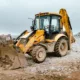 Representing the versatility and power available through construction equipment rental services for building and excavation projects.