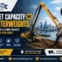bucket capacity and counterweights optimizing a long reach excavator for rent 90x90
