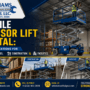 mobile scissor lift rental best applications for warehouses construction facilities 90x90