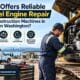 Certified field mechanic diagnosing an excavator engine providing reliable diesel engine repair on a Western Washington construction site.